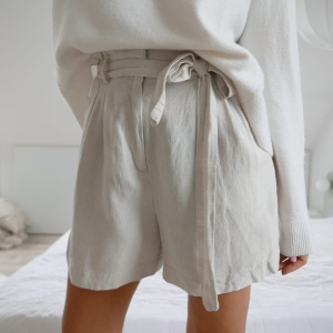 spodenki • H&M • M • len/wiskoza