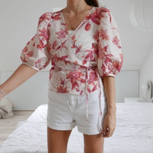 bluzka • H&M • M • len/bawełna