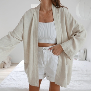  narzutka • CLE • L/XL • rayon/len