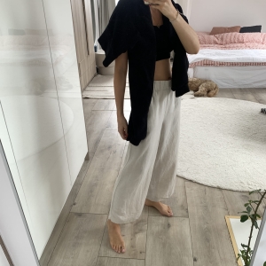  spodnie • H&M • M • len/wiskoza