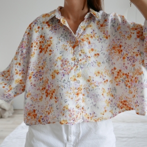  bluzka • H&M • L • 100% len