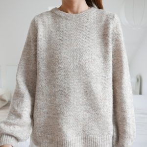 sweter • FREE/QUENT • M • wełna/moher
