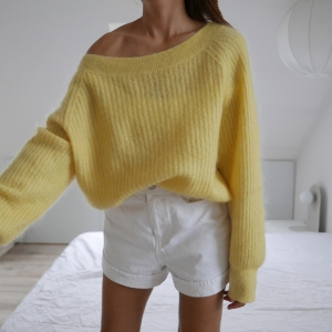  sweter • SECOND FEMALE • M/L • moher,wełna