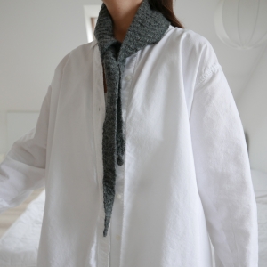  szalik • HAND KNITTED • wełna
