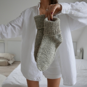  skarpety • HAND KNITTED • 38 • wełna