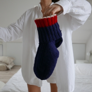  skarpety • HAND KNITTED • 39/40 • wełna
