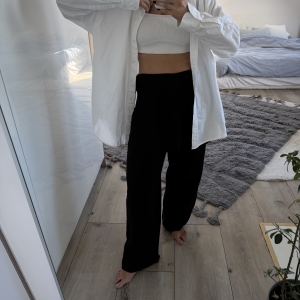 spodnie • ZARA • M • lniane