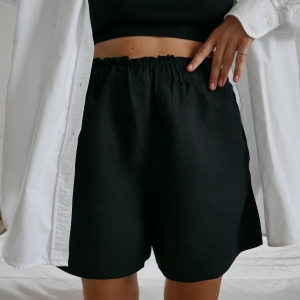  spodenki • H&M • S/M • wiskoza/len