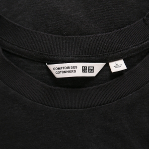 t-shirt • COMPTOIR DES COTONNIERS x UNIQLO • M/L • 100% len